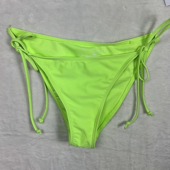 Betty Jade Neon Green Convertible Swim String Bikini Set - Picture 5 of 11